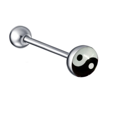 1PC 28 Styles Tongue Ring Piercing Sexy Tongue Barbell Surgical Stainless Steel Cross Nightclub Bar Stud Piercing Body Jewelry