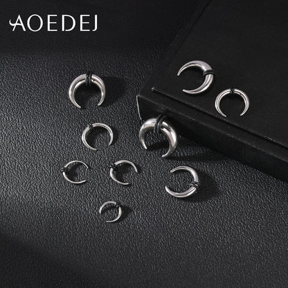 Versatile Stainless Steel Horseshoe Septum Nose Ring for Everyday Elegance