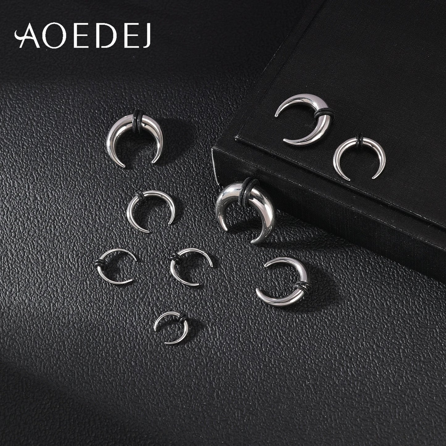 Versatile Stainless Steel Horseshoe Nose Ring by AOEDEJ - Comfortable & Stylish Body Jewelry