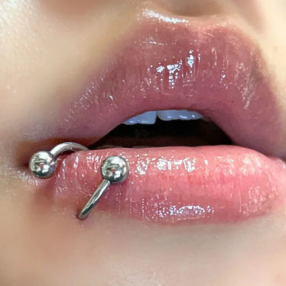 Versatile Stainless Steel Horseshoe Ring - Septum, Lip, Tragus Piercing