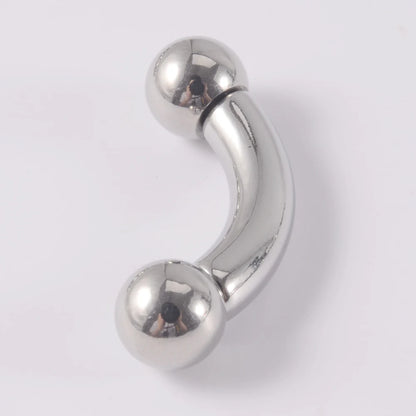 1PC Stainless Steel Straight Barbell Rings Curved Banana Penis Tragus Ear Piercing Male Genital Nipple Bar Fashion Body Piercing