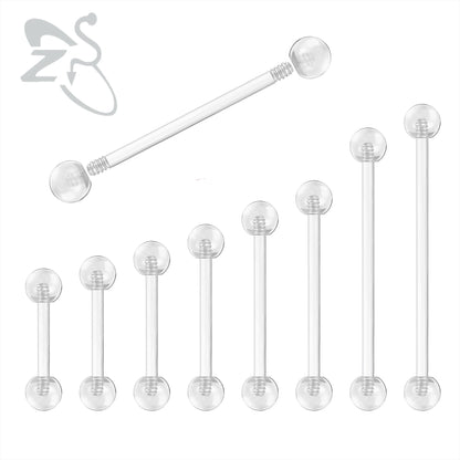 Unisex Transparent Acrylic Stud Earring for Everyday and Special Occasions