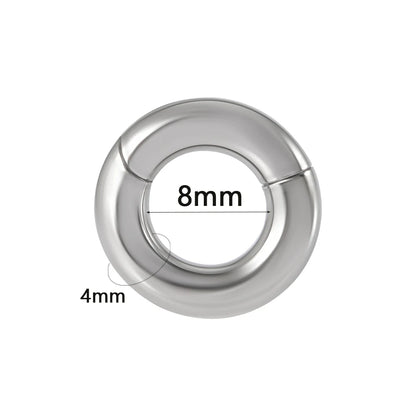 1PC Surgical Steel Septum Clicker Segment Hinged Ring Nose Eyebrow Lip Hoop Ear Cartilage Tragus Helix Ear Lobe Piercing Jewelry