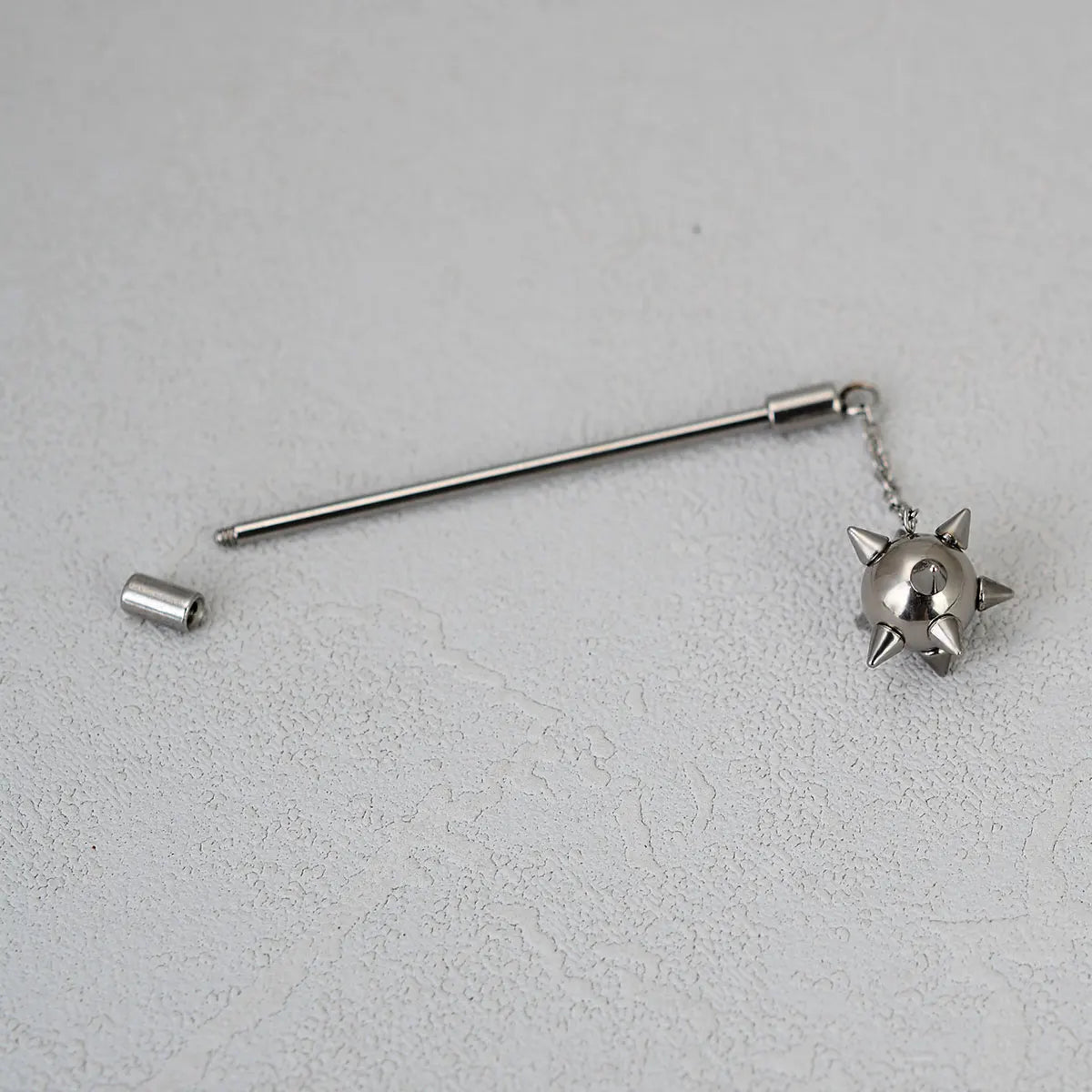1PC Surgical Steel Industrial Piercing Jewelry With Chain Tassel Bridge Piercing Barbell Earrings Scaffold Bar for Women Men 16G