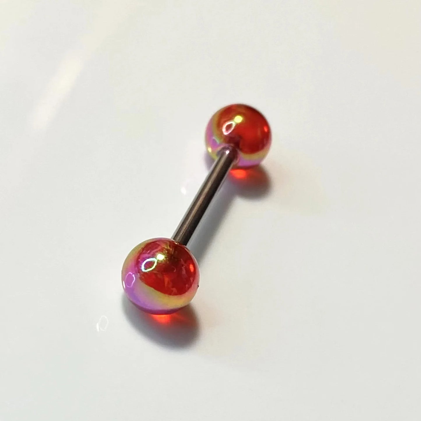 Tongue Nail Fashion Acrylic Tongue Ring Piercing Ear Nipple Rings Wear Lip Retro Stud Earring Puncture Jewelry