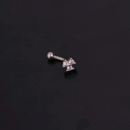 Flower Star Curved  Eyebrow Piercing Bar Colour Ball Barbell Curve Banana Cartilage Ear Piercing