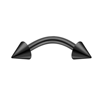 Implant Titanium Curved Barbells Eyebrow Rings Piercing Curved Bar Banana Rook Ear Cartilage Helix Tragus Body Piercing Jewelry