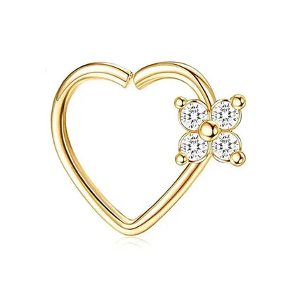 1PC Surgical Steel Piercing Jewelry Curved Barbell Eyebrow Ring Helix Tragus Lip Piercing Daith Rook Earrings for Women