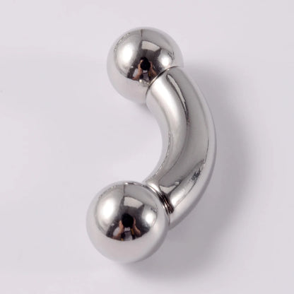1PC Stainless Steel Straight Barbell Rings Curved Banana Penis Tragus Ear Piercing Male Genital Nipple Bar Fashion Body Piercing