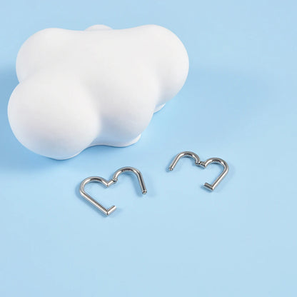 Versatile Stainless Steel Heart-Shaped Piercing for All Occasions