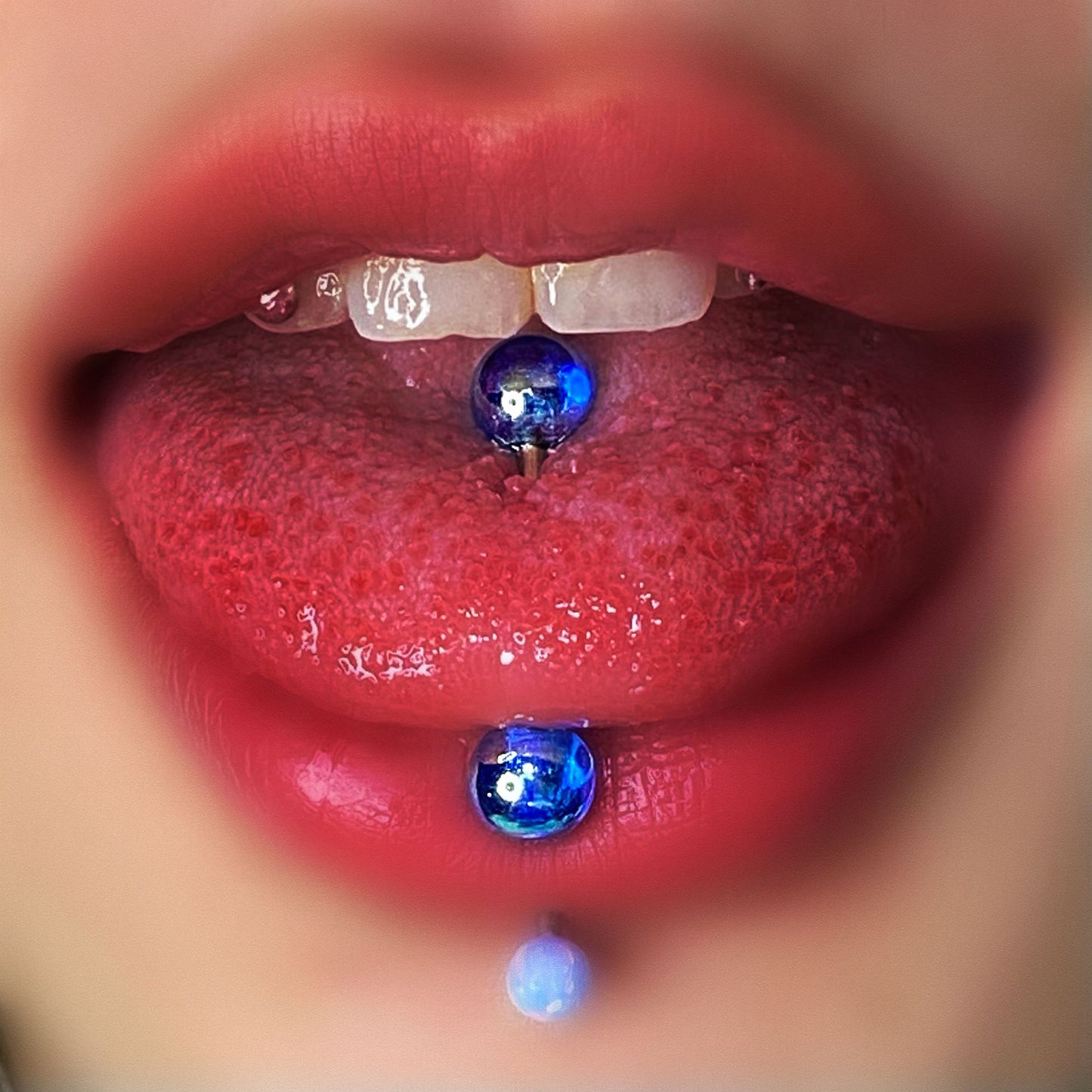 Tongue Nail Fashion Acrylic Tongue Ring Piercing Ear Nipple Rings Wear Lip Retro Stud Earring Puncture Jewelry