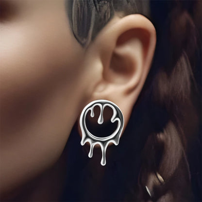 Dreamlee Heart Zircon Ear Tunnel Plugs - Stylish Stainless Steel Body Jewelry